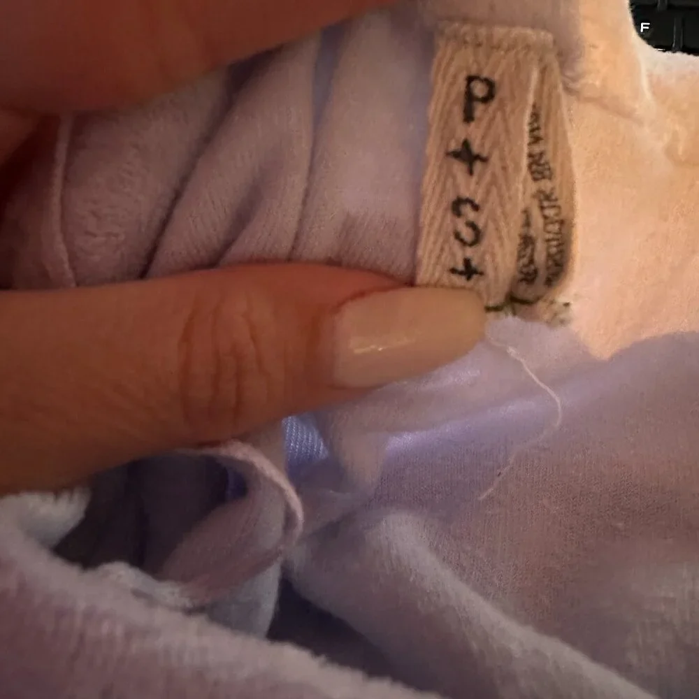 Free People Crushed Velvet Sweatshirt Blue size‎ Small